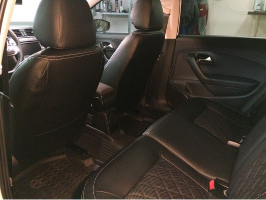 Каркасные авточехлы на Volkswagen Polo Каркасные авточехлы на Volkswagen Polo